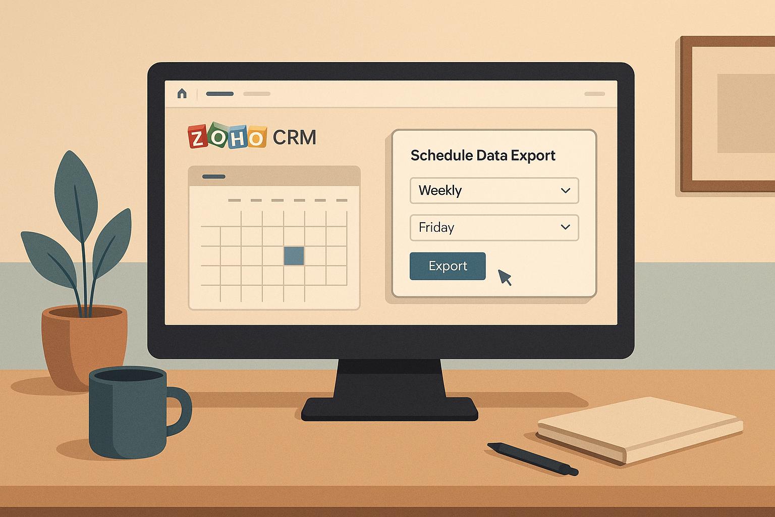 How to Schedule Data Exports in Zoho CRM